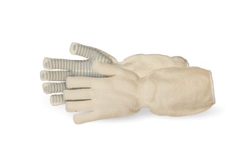 TRGSS - Superior Glove® Cool Grip® Heat-Resistant Terry Cotton Gloves with Silicone Striped Palms